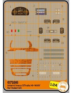 Iveco Stralis Hi-Way dashboard instrumentation - 67186