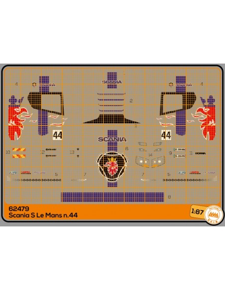 Scania S Le Mans blue - M62479 Scania S Le Mans blue - M62479