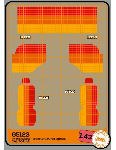 Turbostar 190-48 California decorazioni interno cabina - M65123