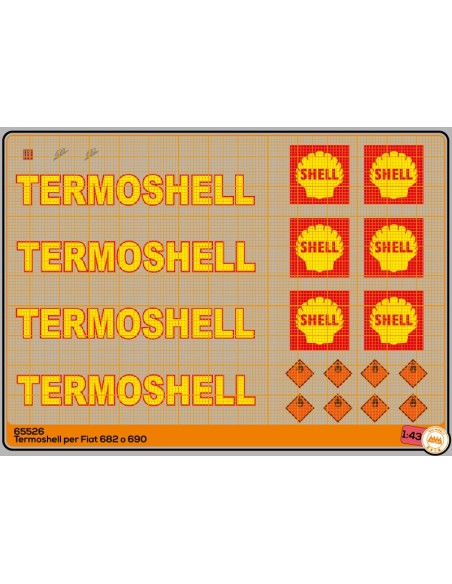 Termoshell Fiat 682 o Fiat 690 - M65526 Termoshell Fiat 682 o Fiat 690 - M65526