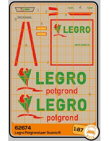 Legro Potgrond for Scania R new generation - M62674