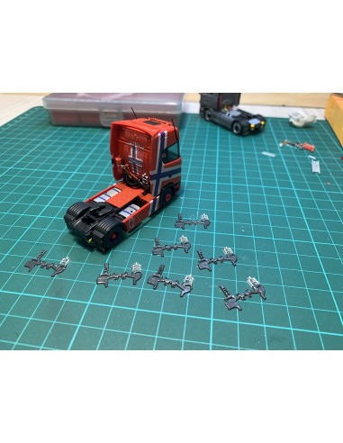 Scania S cabin shock absorber frame 1:87 - 3D - M845 model and type