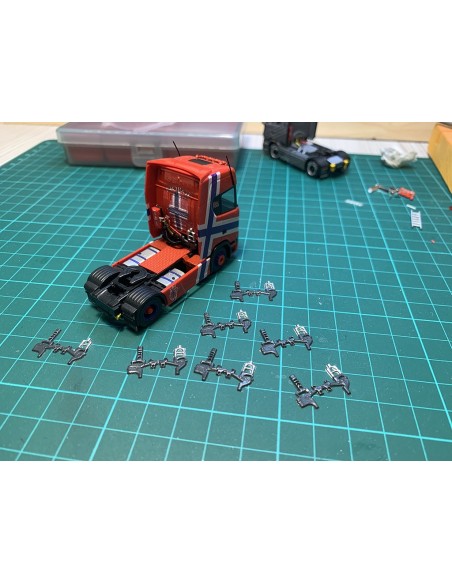 Scania S cabin shock absorber frame 1:87 - 3D - M845 model and type Scania S cabin shock absorber frame 1:87 - 3D - M845 model and type