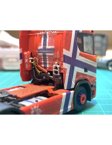 Scania S cabin shock absorber frame 1:87 - 3D - M845 model