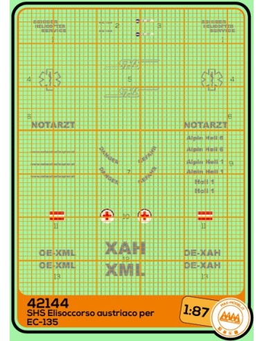 SHS elissoccorso Austria EC-135 - Kit Wiking - M42144