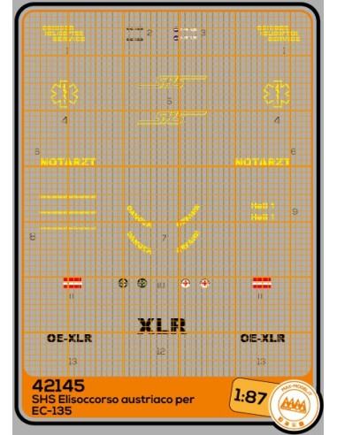 SHS Austria Air Rescue EC135 XLR - Kit Revell - M42145