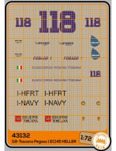 Air Rescue 118 Toscana Pegaso 1- I-NAVY - Heller Kit -...