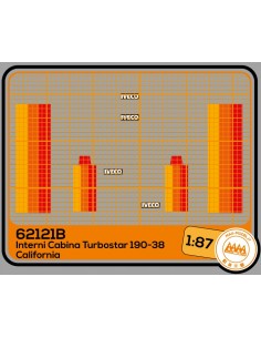 Iveco Turbostar 190-38 California cab interior fabric effect - M62121B