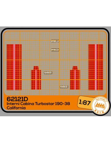 Iveco Turbostar 190-38 California cab interior fabric effect - M62121D