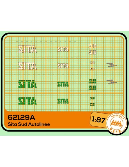SITA SUD Bus lines - M62129A SITA SUD Bus lines - M62129A