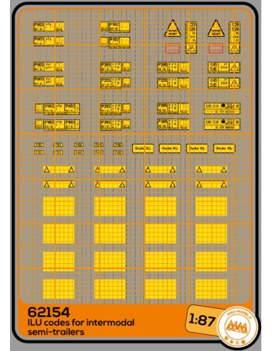 ILU codes for intermodal semi-trailers - M62154