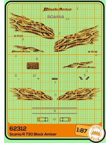 Scania R Black Amber - M62312