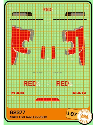 MAN TGX RED Lion 500 edition - M62377