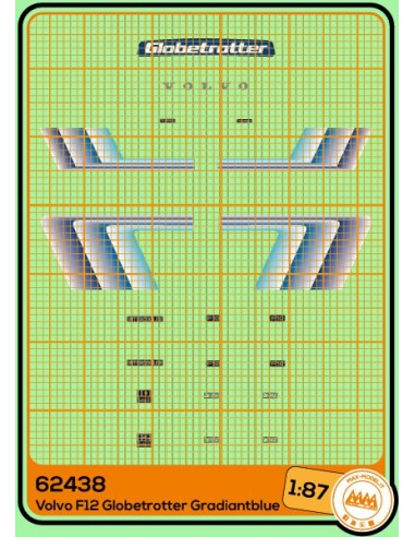 Volvo F12 Globetrotter GradiantBlue - M62438