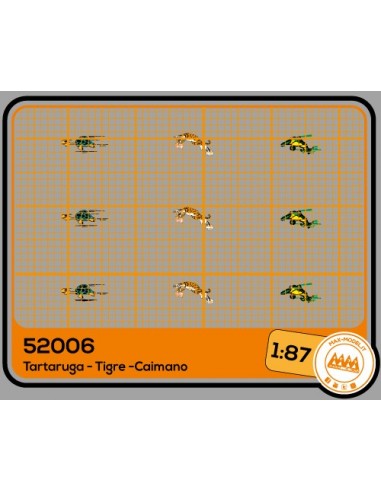 Tartaruga - Caimano - Tigre - FS - M52006
