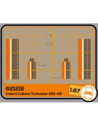 Iveco Turbostar 190-42 cab interior fabric effect - M62121E