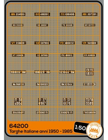 Targhe Italia 1976 - 1980 - M64200