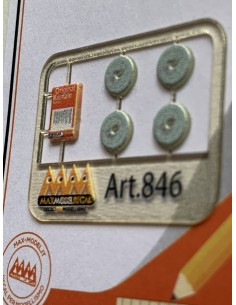Disco Tachigrafo - 1:24 - 3D - M846 dettaglio
