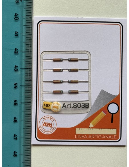 Luci posteriori led linea 1:87 - 3D - M803B misure