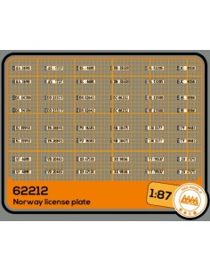 Norway license plates - M62212
