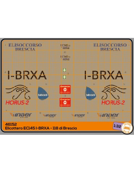 Helicopter rescue 112 Brescia EC-145 - Kit Revell - M46152 Helicopter rescue 112 Brescia EC-145 - Kit Revell - M46152