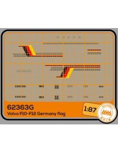 Volvo F10-F12 in Germany Flag - M62363G
