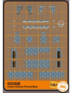 Danish Pluche interior Blue - M62191B