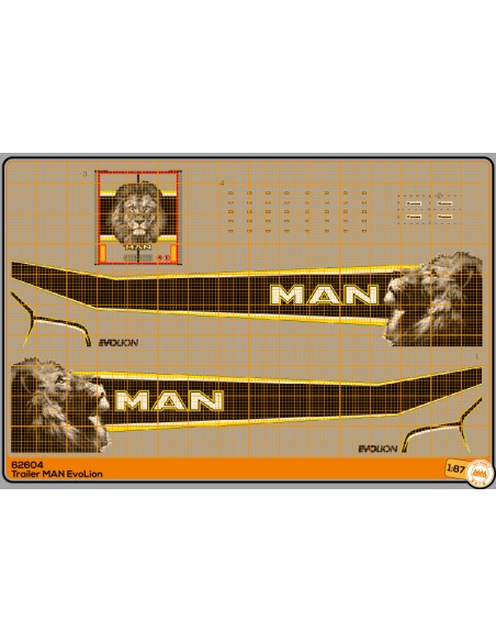 MAN 2020 Evo Lion Trailer - M62604 MAN 2020 Evo Lion Trailer - M62604