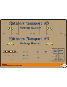 Ruettners trailer for Scania 143 - M62612B