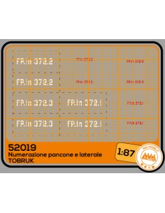Tobruk - marcatura laterale e pancone - M52019
