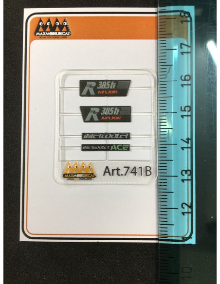 Potenze Renault Major 1:24 - 3D - M741A size Potenze Renault Major 1:24 - 3D - M741A size