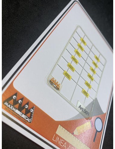 Tabelle di percorrenza Toscana 1 - 3D - M501 particolare