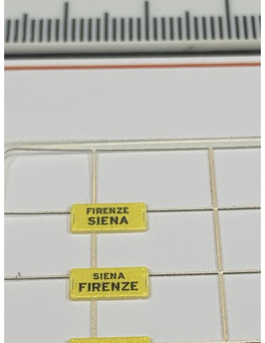 Tabelle di percorrenza Toscana 1 - 3D - M501 dettagli