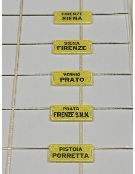 Tabelle di percorrenza Toscana 1 - 3D - M501 dettagli 2 Tabelle di percorrenza Toscana 1 - 3D - M501 dettagli 2