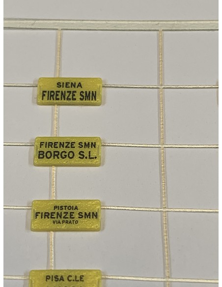 Tabelle di percorrenza Toscana 2 - 3D - M504 particolare