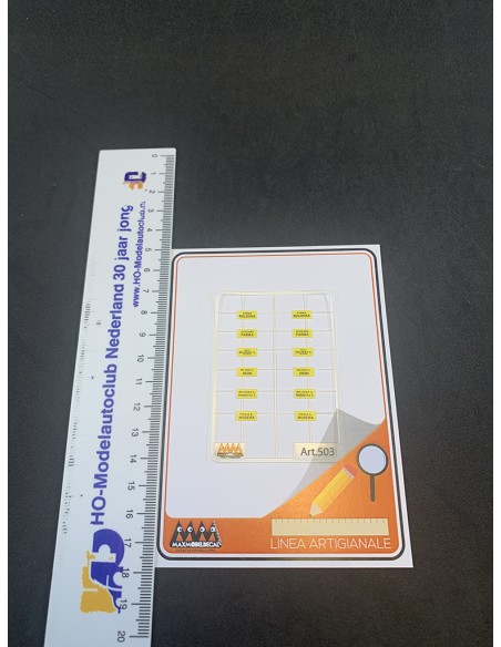 Tabelle di percorrenza Emilia Romagna - 3D - M503 misure