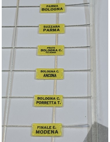 Journey table for Emilia Romagna - 3D - M503
