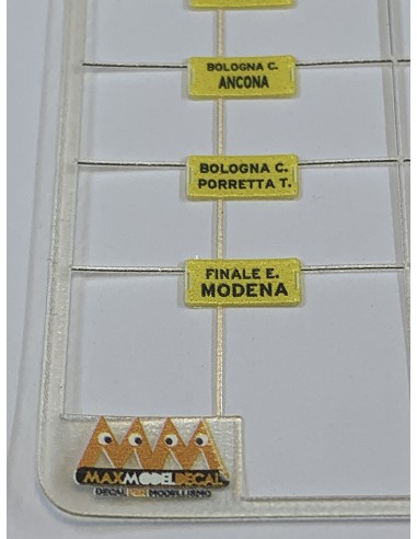 Journey table for Emilia Romagna - 3D - M503