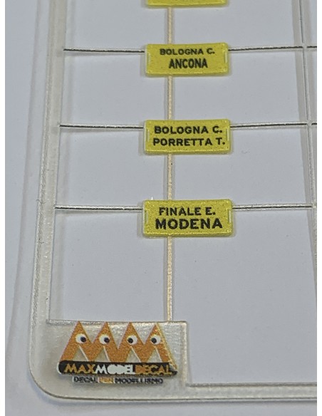 Journey table for Emilia Romagna - 3D - M503