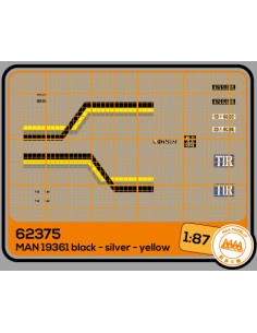 Man 19361 - yellow black and silver - M62375