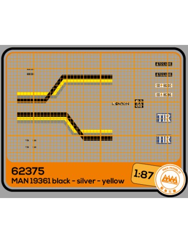 MAN 19.361 - giallo nero argento - M62375