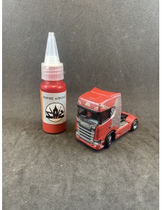 Colore Iveco Rosso IC028 - Le Petit Matos - LPM201 con modello