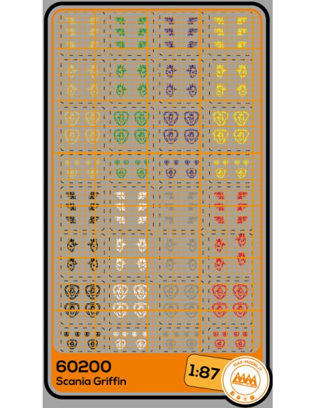 Scania details for the cabin - M60200 Scania details for the cabin - M60200