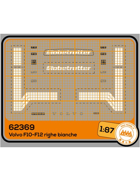 Volvo F10-F12 righe bianche - M62369