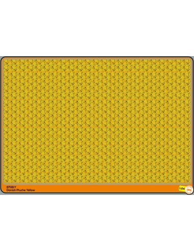 Danish Pluche yellow - Fabric Effect - M67181Y