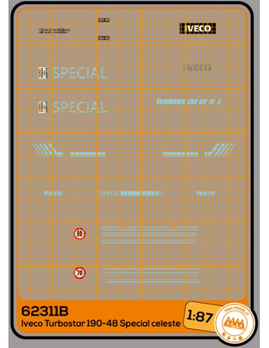Iveco TurboStar Special 190-48 Celeste - M62311B