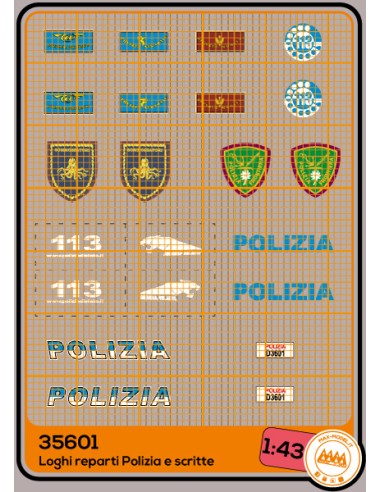 Italian Police - departments - M35601