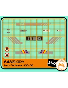 Iveco Turbo 330-36 gray - M64321GRY