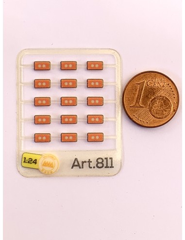 Red marker lights 1:24 - 3D - M811R size