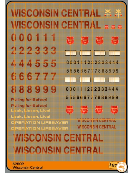 Wisconsin Central - M52502 Wisconsin Central - M52502